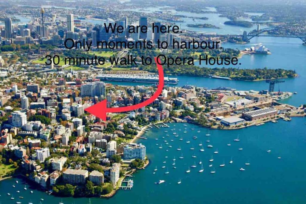 Ferienwohnung Harbourside Style, 2 Bed, A/C, Pool -Elizabeth Bay Sydney Exterior foto